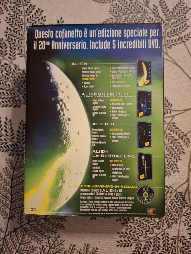 Alien Collection DVD Edizione 20° Anniversario