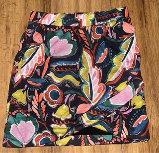 Falda vintage flores Talla M Zara TRF