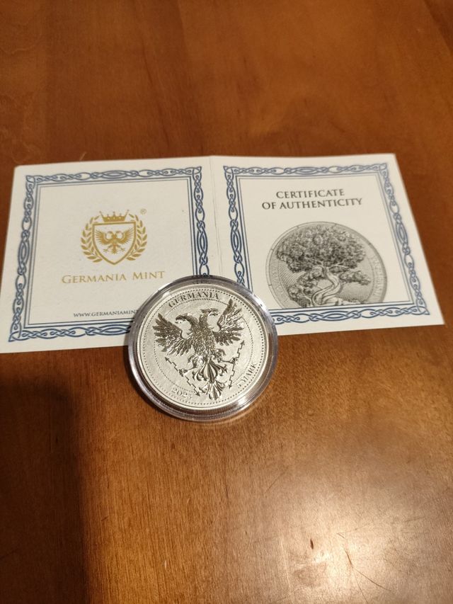 Onza Plata Germania Mint Yggdrasil 2025