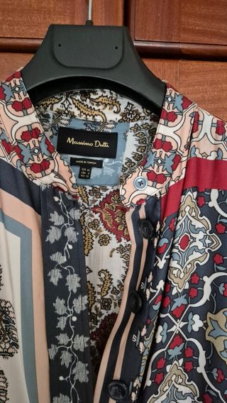 Vestido Massimo Dutti Multicolor Talla L
