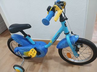 Bicicleta infantil 14 Btwin azul