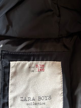 Chaqueta invierno niño negra