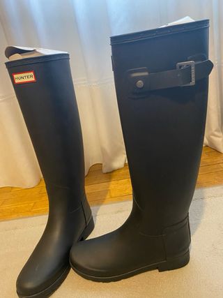Botas de agua Hunter azul marino. 