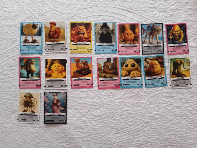 Lote 16 Cartas Brainrot Italianas