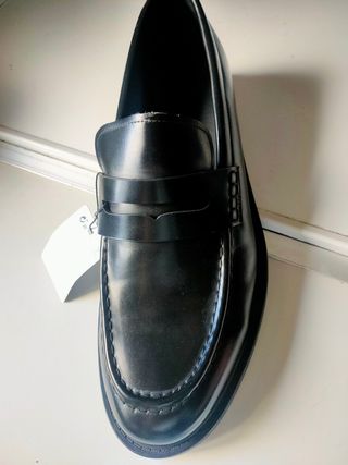 Zapatos Zara Mocasines Talla 43 Negros