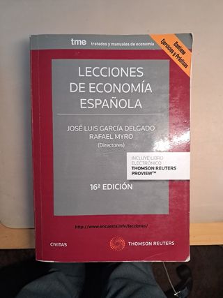 Lecciones de economía española (Papel + e-book)