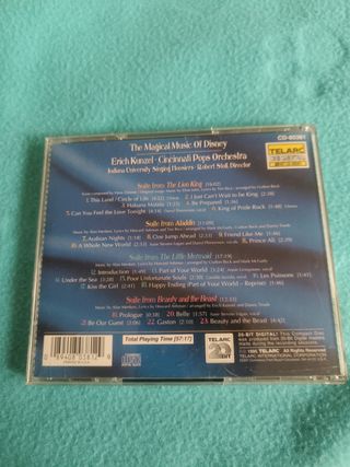 CD Bandas Sonoras Música Disney