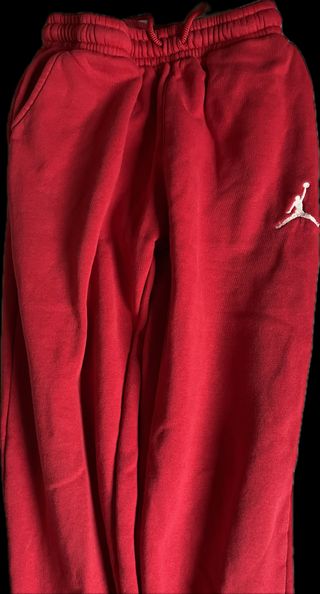 Pantalones Jordan Niño Rojo Talla M, de 132 a 147 