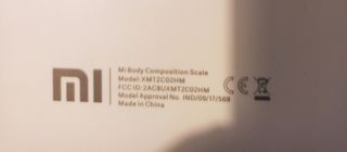 Báscula digital blanca