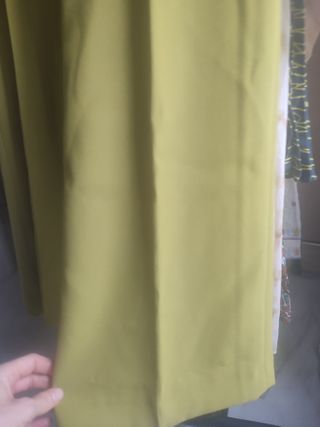 Pantalón Zara Verde Oliva Talla S