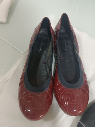 Zapatos Tommy Hilfiger Rojos Charol