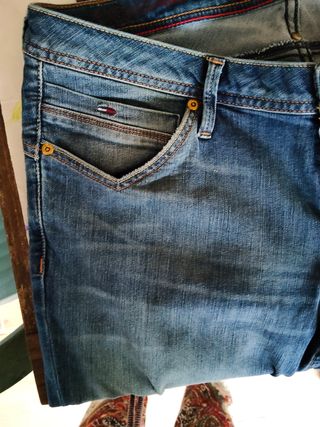 Vaqueros Tommy Hilfiger Mujer Azul Talla w33 L34