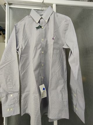 Camisa Lauren Ralph Lauren Talla 39 Gris