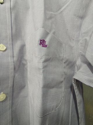 Camisa Lauren Ralph Lauren Talla 39 Gris