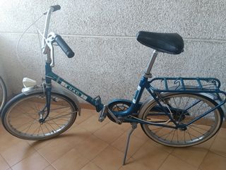 Bicicleta Antigua G.A.C. Plegable Azul