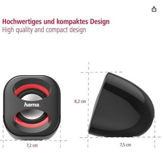 Altavoces Hama Sonic Mobil 183 USB