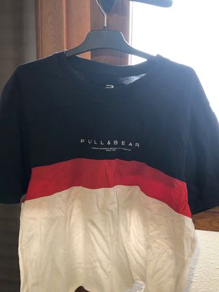 Camiseta Pull&Bear bloques color