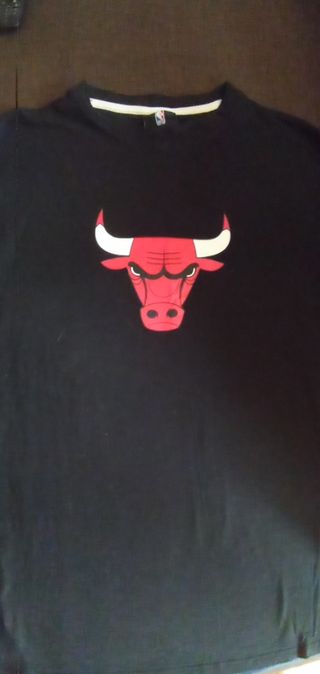 Camiseta negra Chicago Bulls talla M