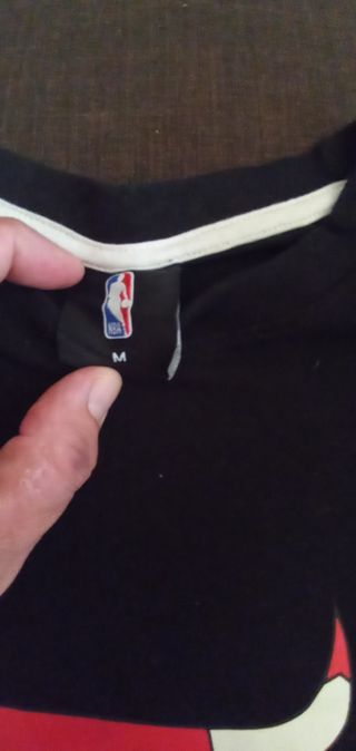 Camiseta negra Chicago Bulls talla M