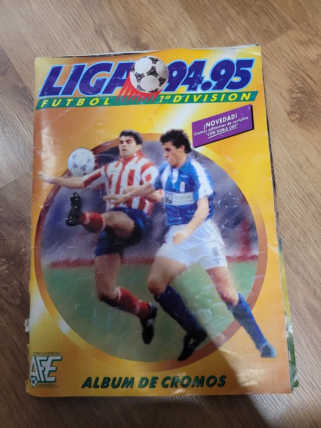 Álbum cromos fútbol Liga 94-95
