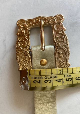 Cintura bambina oro con fibbia decorata 