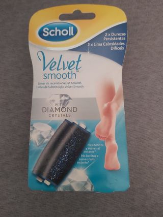 Recambios Scholl Velvet Smooth Durezas Difíciles