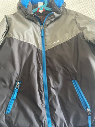 Casaco infantil quente impermeável