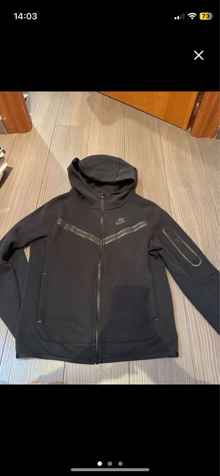 Nike Tech Fleece Sudadera con Capucha Negra