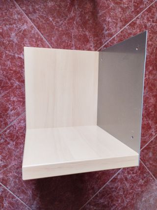 3 Estanterías Beige y Gris