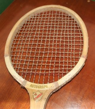 Raqueta Tenis Vintage Junior Autograph Madera