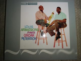 Louis Armstrong Meets Oscar Peterson Jazz LP