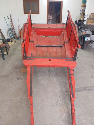 Carro antiguo de mulas