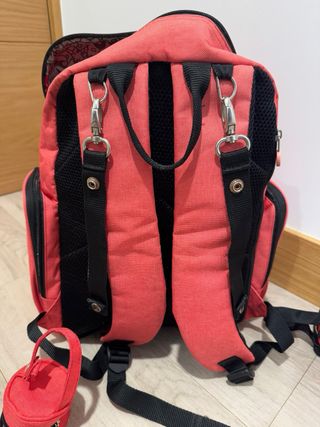 Mochila Maternal Fischer Price Coral