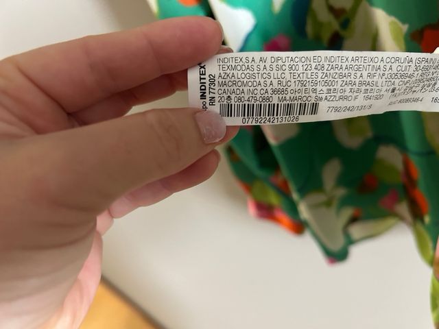 Camisa Zara Estampado Floral