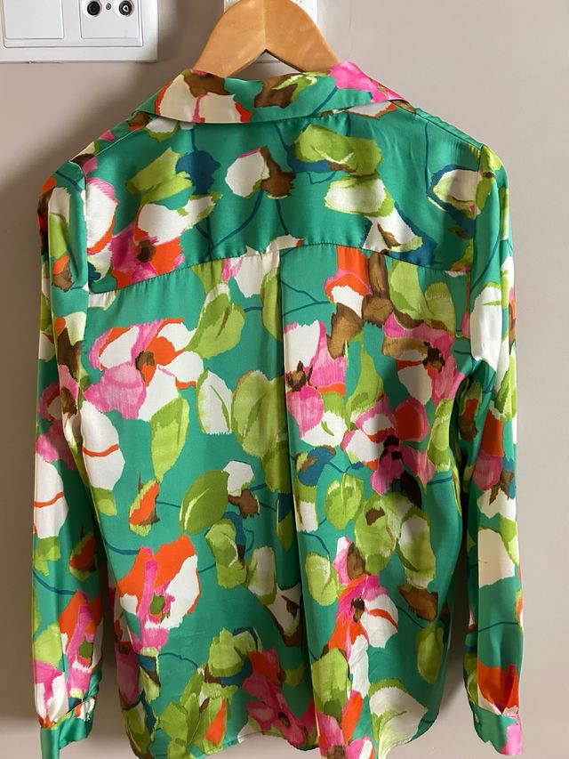 Camisa Zara Estampado Floral