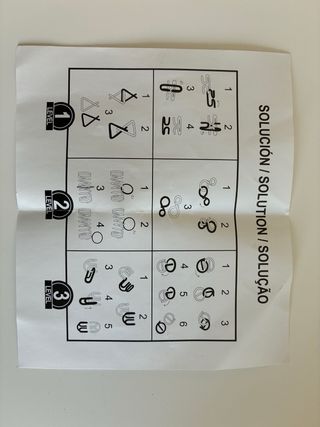Puzzles Metálicos Nivel 1-3