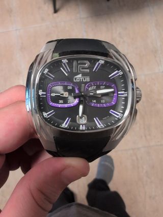 Reloj Lotus Modelo 15756 Negro/Plata