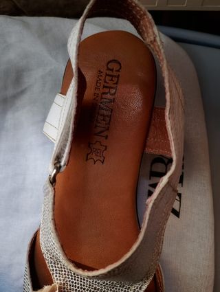 Sandalias GERMEN Beige/Blanco Talla 39