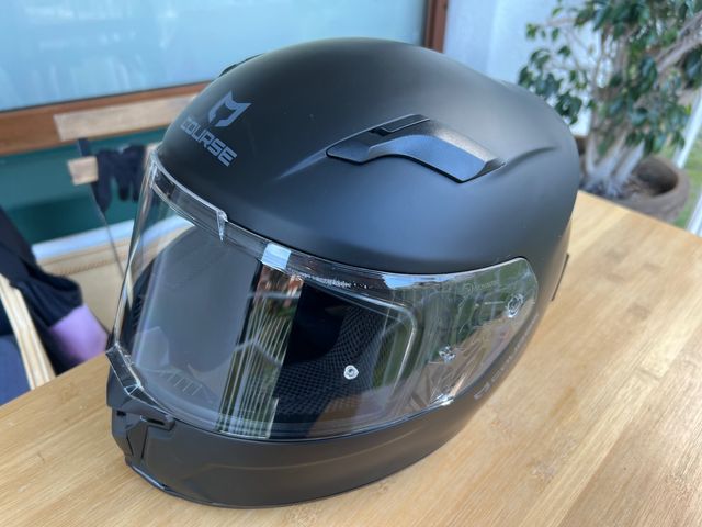 Casco Moto Course Surfer Talla M Negro Mate NUEVO