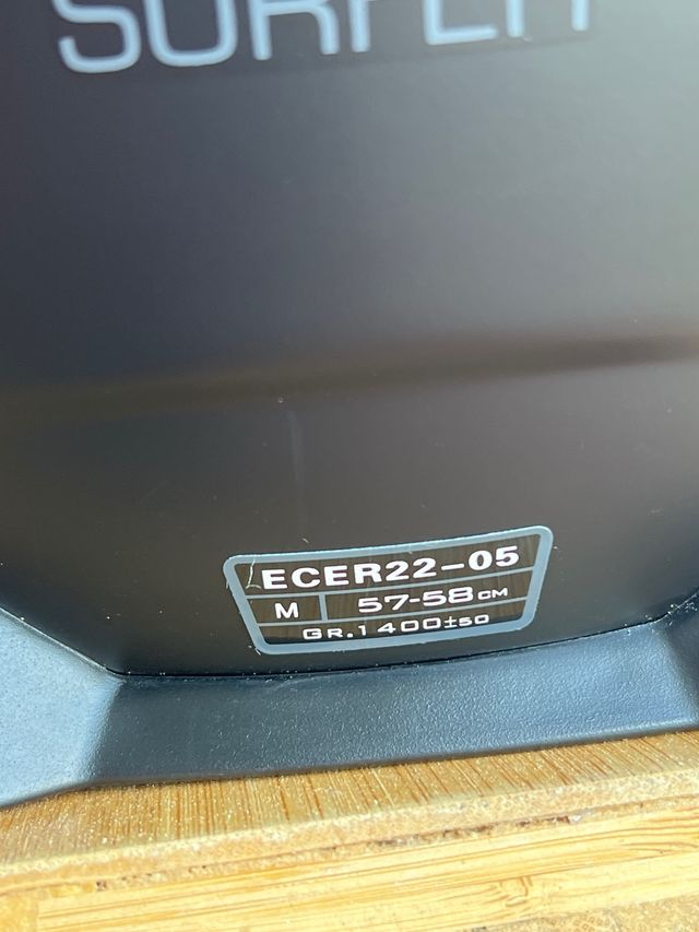 Casco Moto Course Surfer Talla M Negro Mate NUEVO