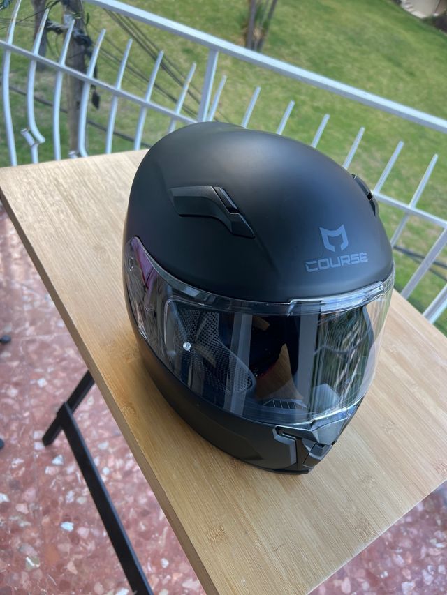 Casco Moto Course Surfer Talla M Negro Mate NUEVO