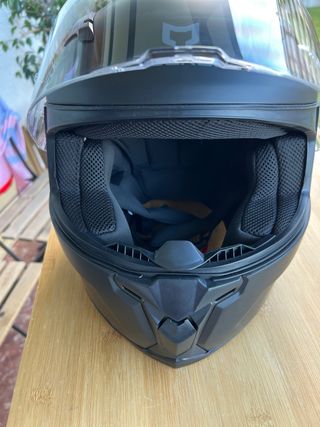 Casco Moto Course Surfer Talla M Negro Mate