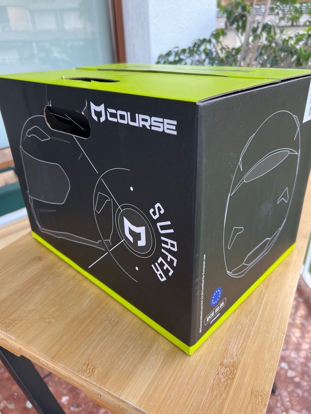 Casco Moto Course Surfer Talla M Negro Mate NUEVO