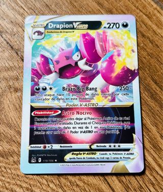 Carta Pokémon Drapion V ASTRO 119/196