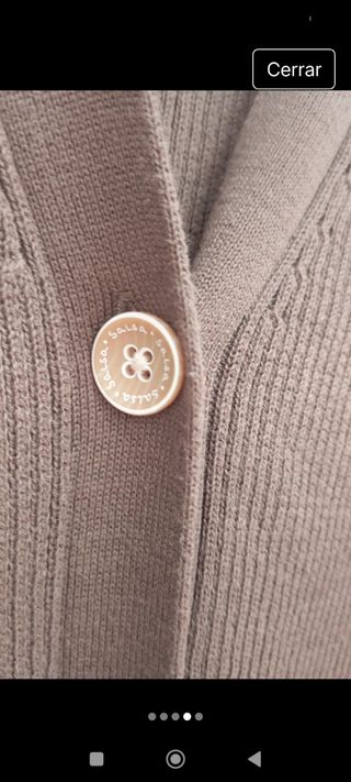 Vestido largo Salsa verde oliva Talla S