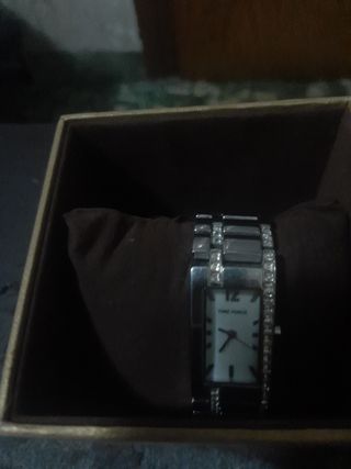 Reloj TIME FORCE Plata y Blanco
