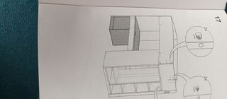 Cama alta IKEA SMASTAD con escritorio