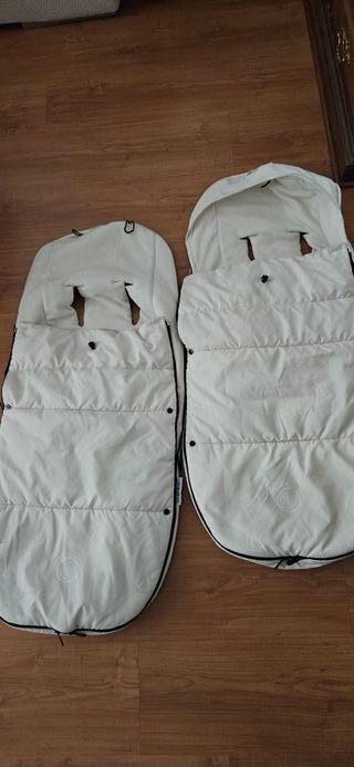 Sacos Bugaboo Gemelar beige.