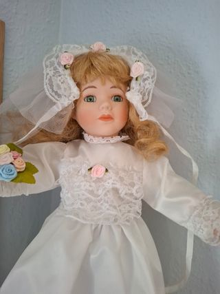 NOVIA de porcelana muñeca