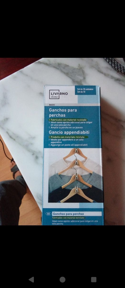 Ganchos para colgar perchas Livarno Home